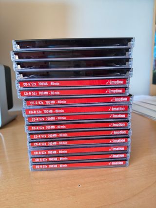 19 CDs Imation 52x 700MB