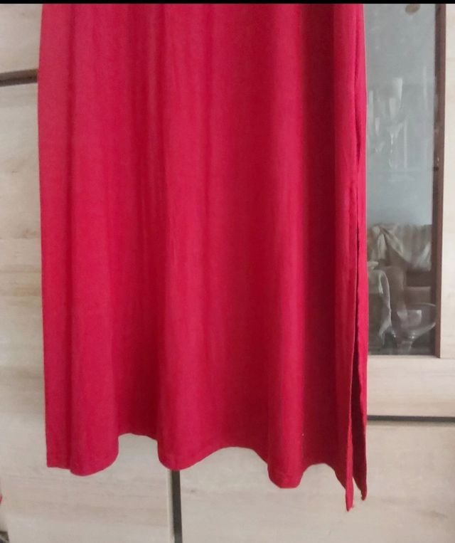 Vestido rojo verano cuadros vichy