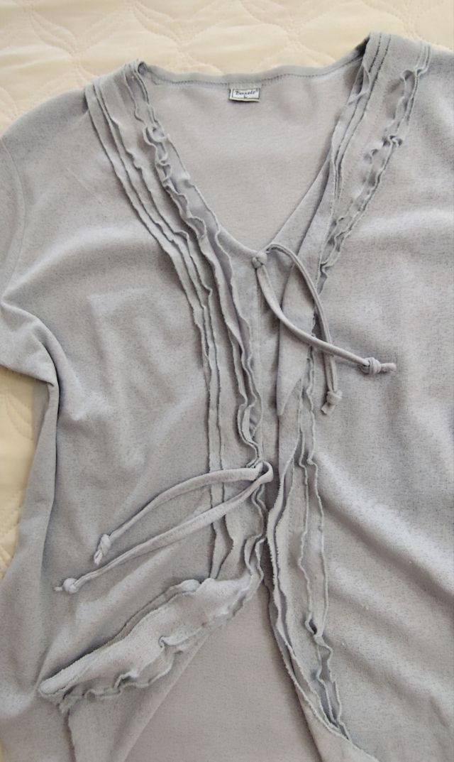 Jersei gris de algodon