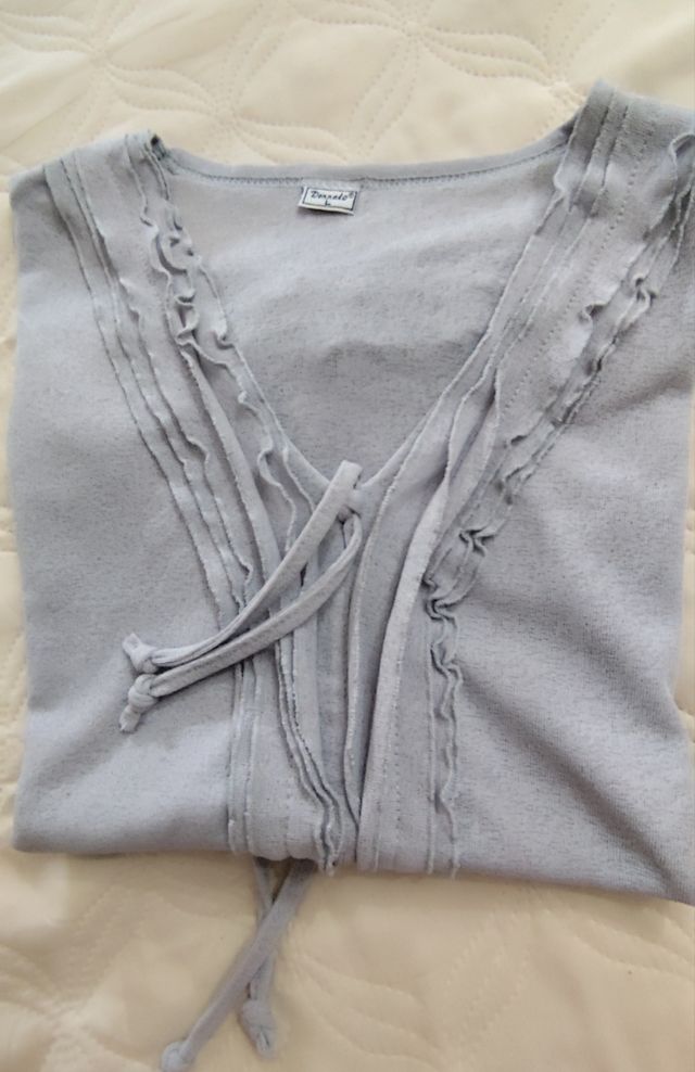 Jersei gris de algodon