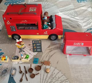 Playmobil Furgoneta Comida 2 muñecos