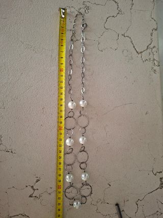 Collana perle argento 925