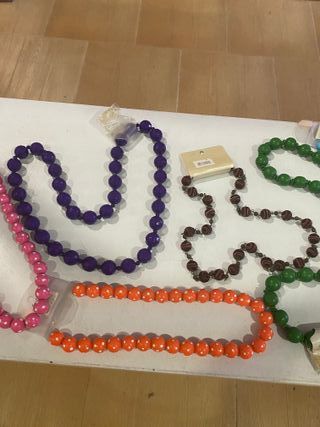 Collares perlas mujer: Rosa, Morado