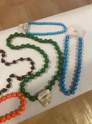 Collares perlas mujer: Rosa, Morado