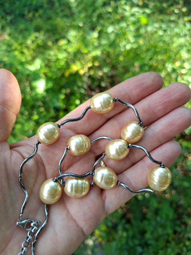 Collana Perle naturali e Argento 925