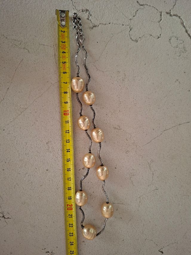 Collana Perle naturali e Argento 925