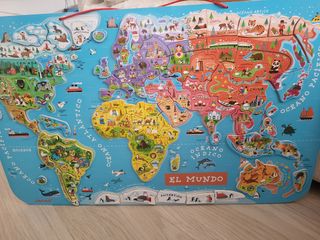 Lote 2 Puzzles mural pared y mesa infantil 