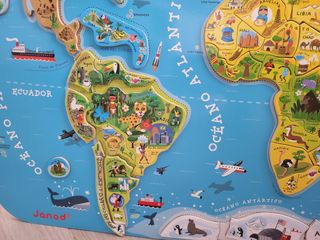 Lote 2 Puzzles mural pared y mesa infantil 