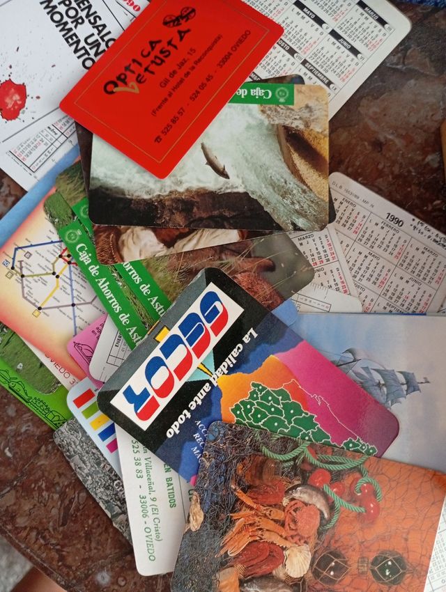 38 Calendarios Bolsillo Antiguos