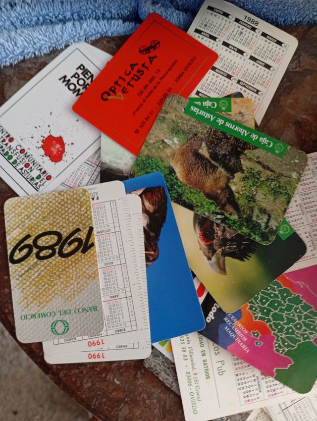 38 Calendarios Bolsillo Antiguos