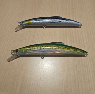 Señuelos de pesca: 2 unidades peso 75gr
