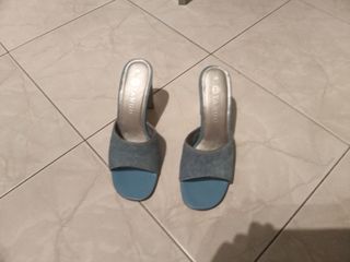 Sandali Tango in tessuto, blu