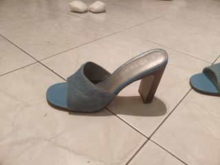 Sandali Tango in tessuto, blu