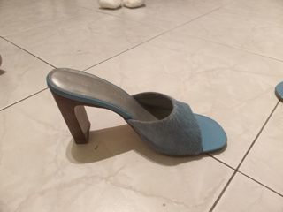 Sandali Tango in tessuto, blu