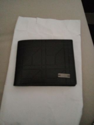 Cartera hombre negra - Piel
