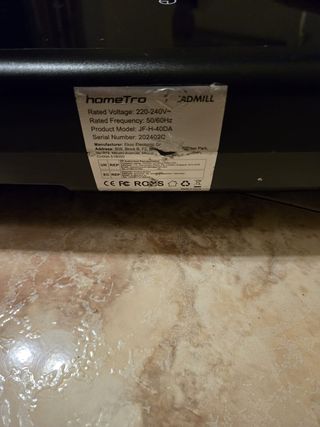 Cinta correr plegable HomeTro JF-H-40DA