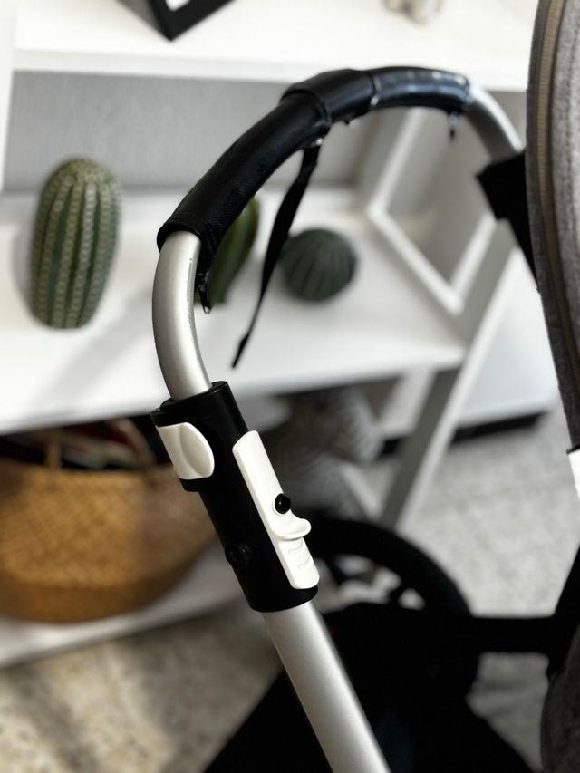 Bugaboo Fox Gris, silla y capazo