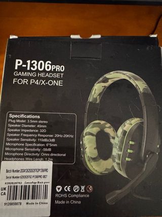 Cascos Gaming P-1306Pro - PS4/X-One