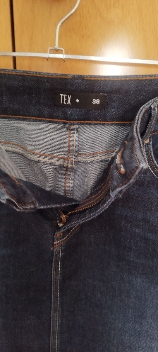 Falda vaquera Tex M (38) azul