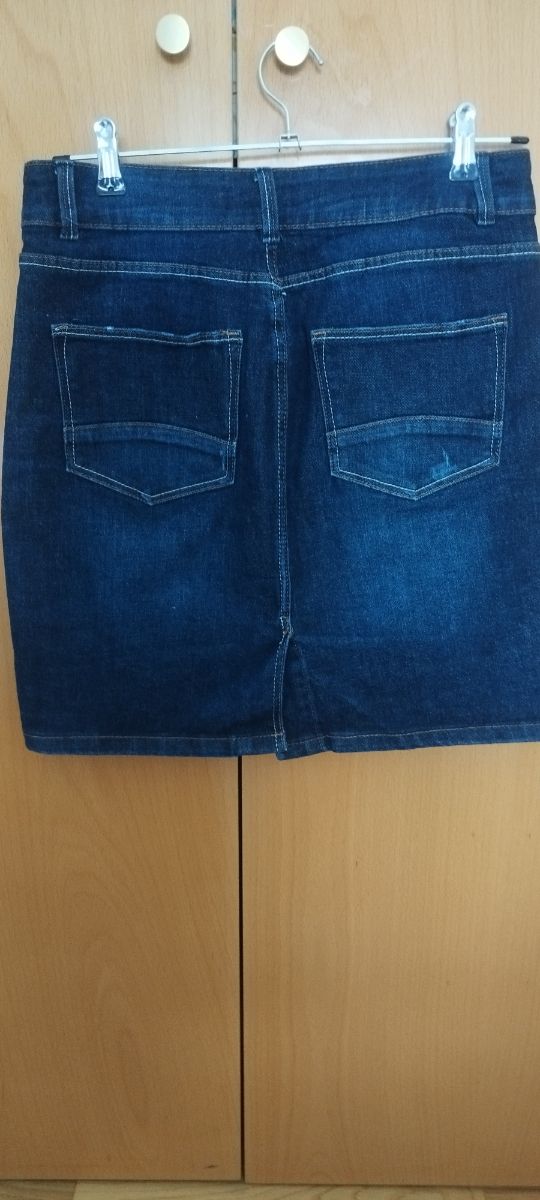 Falda vaquera Tex M (38) azul