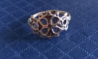 Anillo plata antiguo