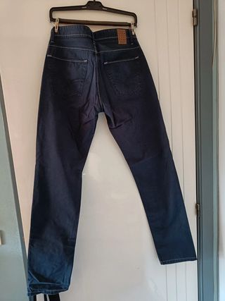 Pantaloni estivi blu Cotton&Silk