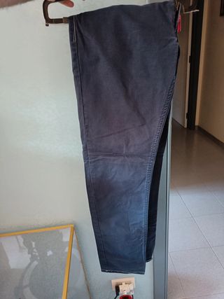 Pantaloni estivi blu Cotton&Silk