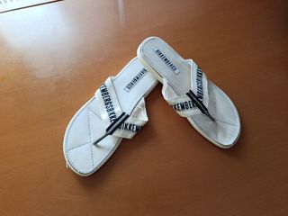 Sandalias Bikkembergs blancas