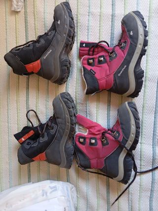 Botas montaña Quechua niña (2 pares)
Talla 32