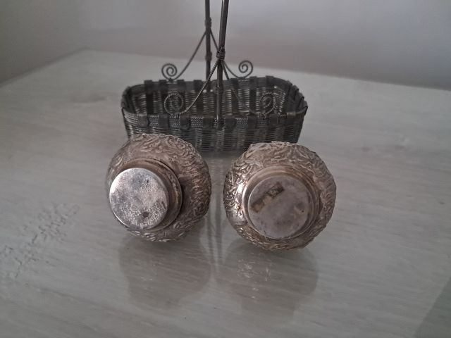 Saliera & pepiera vintage