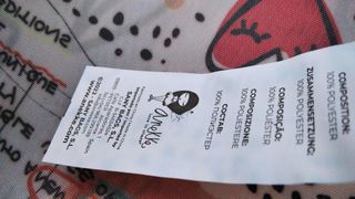Mochila Anekke negra estampada nueva con etiqueta.
