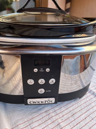 Olla Crockpot grande - Cocción lenta 5,7L 