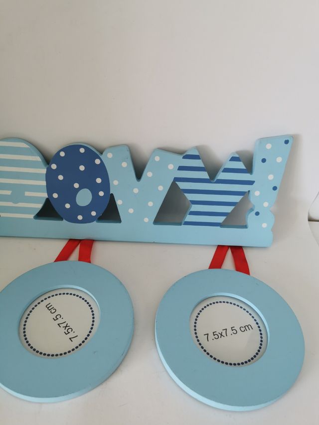 Cuadro para fotos infantil nuevo.