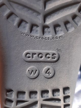 Chanclas Crocs Gris - Nº 34