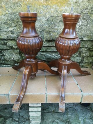 Patas mesa madera - 2 uds
