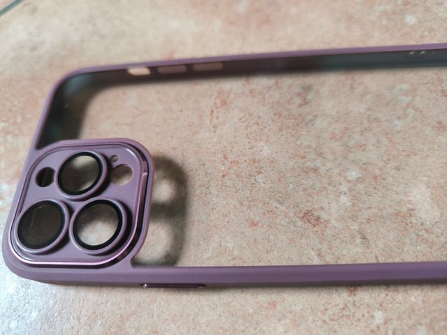 Custodia iPhone 13 Pro Max Bordi silicone vetrini