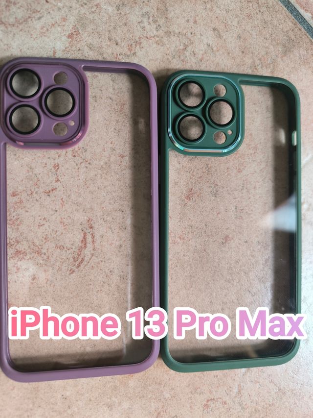 Custodia iPhone 13 Pro Max Bordi silicone vetrini