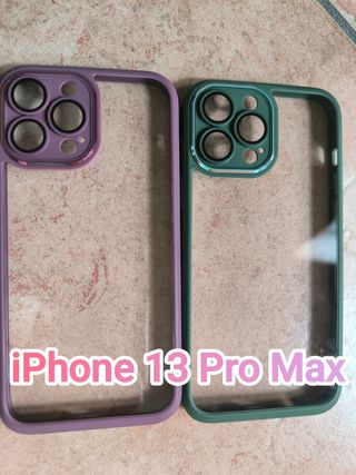 Custodia iPhone 13 Pro Max Bordi silicone vetrini