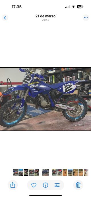 Yamaha YZ 125 - Motocross - Año 2000