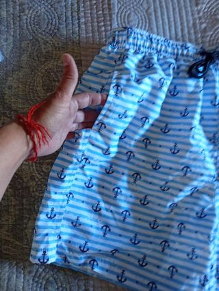 Bañadores rayas azules y blancas