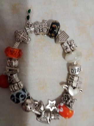 Pulsera Charms Indira multicolor