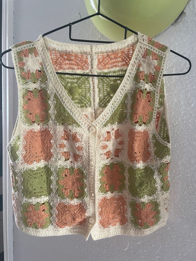 Chaleco crochet - Boho