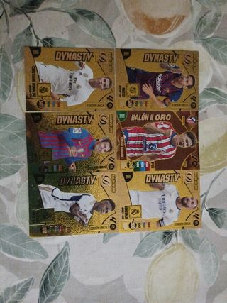 5 Cromos Dynasty Balón de Oro