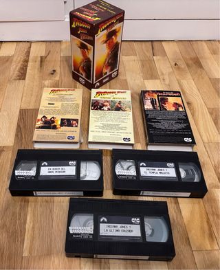 Indiana Jones VHS - Trilogía