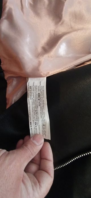 Cazadora negra Pull&Bear