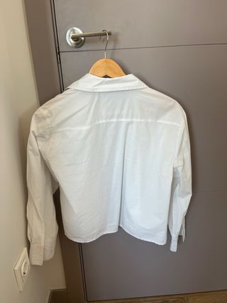 Camisa blanca Stradivarius mujer