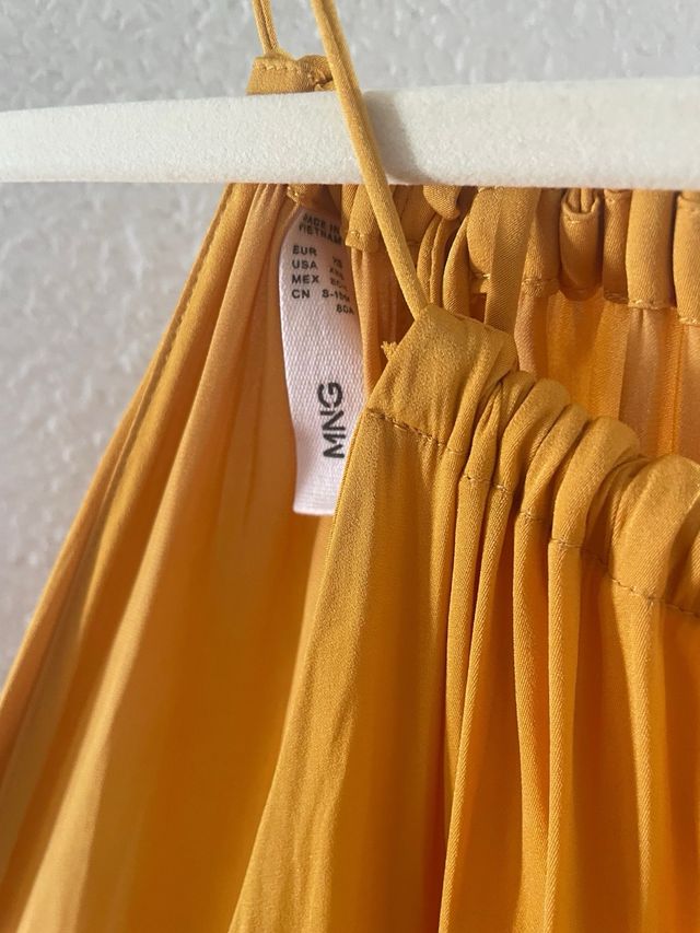 Blusa Mango Amarilla Talle S