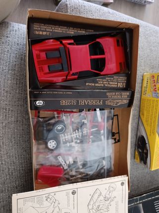 3 Maquetas Coches: Ferrari, Mustang, Lamborghini(