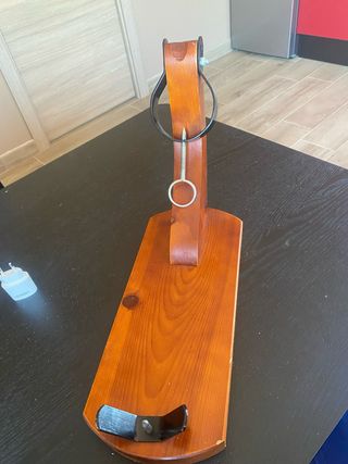 Jamonero madera y metal