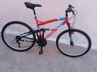 Bicicleta montaña doble suspension